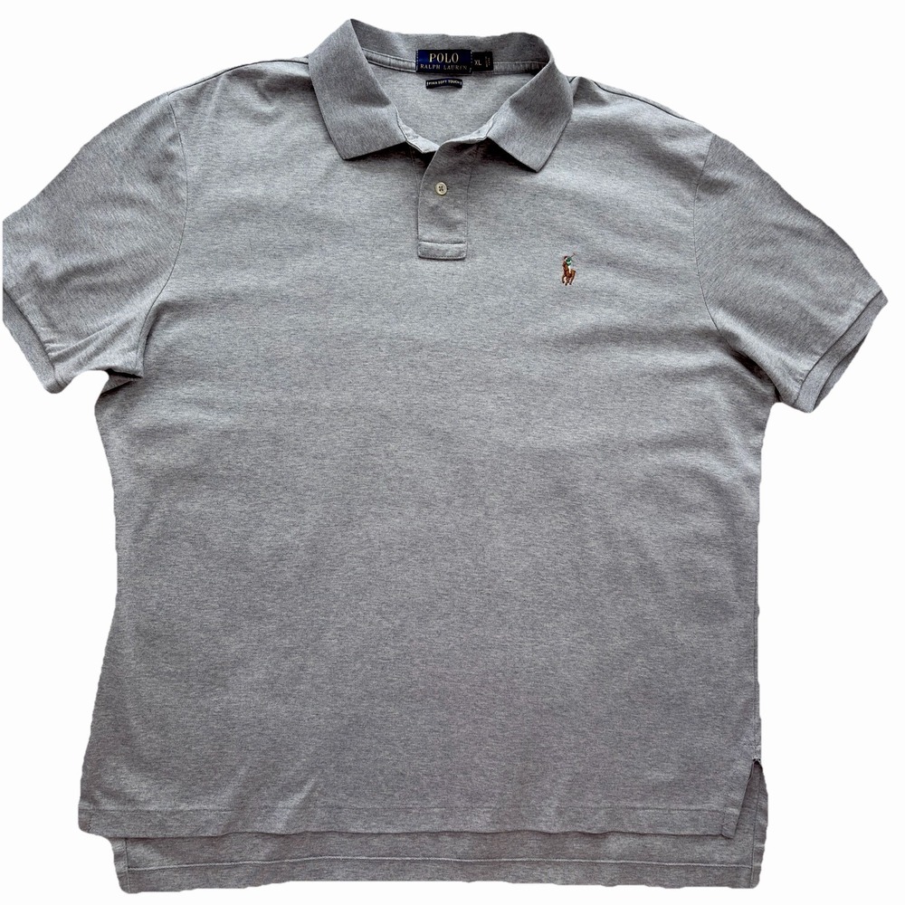 Polo Ralph Lauren Classic Fit Pima Soft Touch Polo Gray XLarge